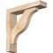 Ekena Millwork Funston Block Smooth Bracket w/ Offset Brace, Douglas Fir, 3 1/2"W x 14"D x 14"H BKT0402X14X14FST05SDF - alternate 1